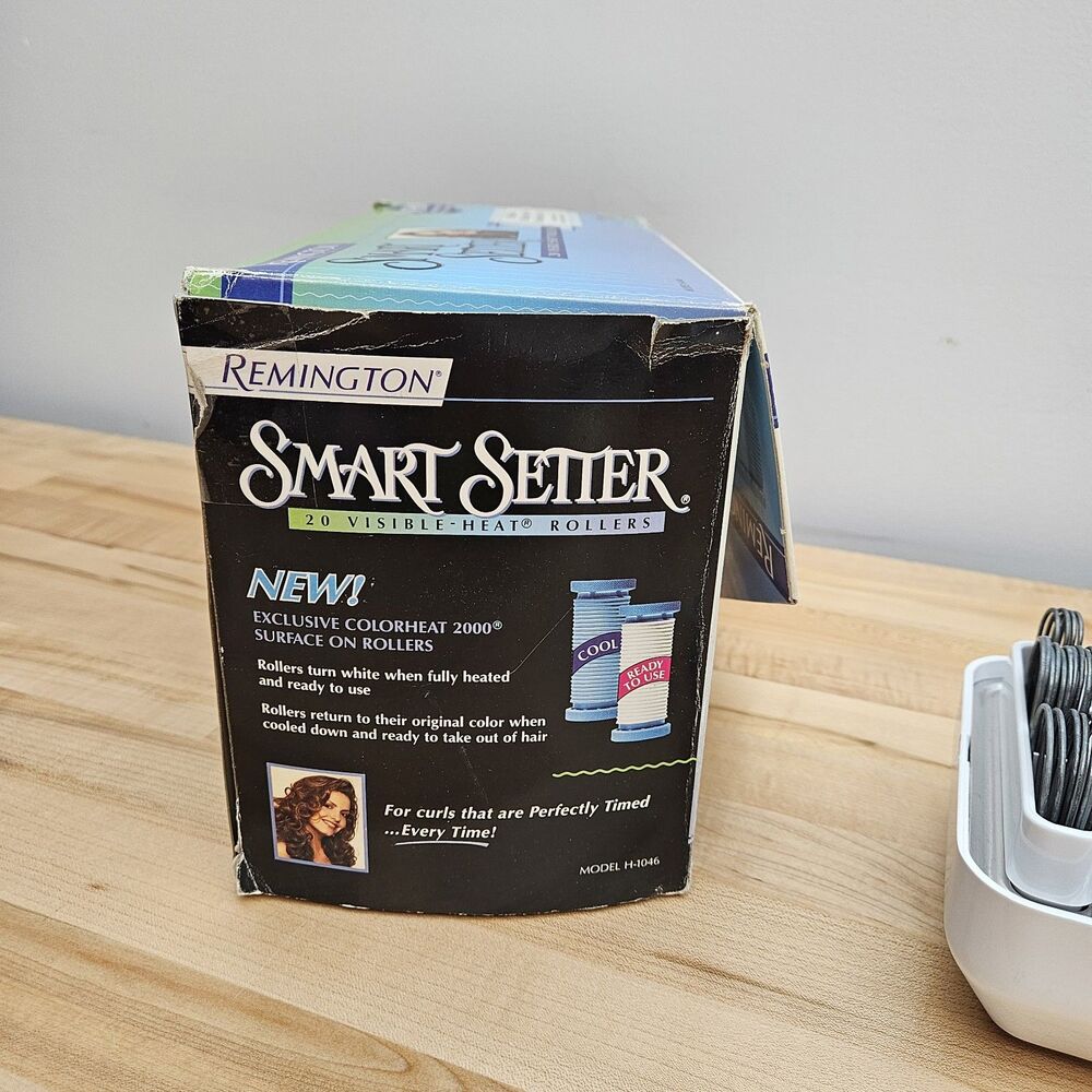 Vintage Remington Smart Setter 20 Visible-Heat Rollers Model H-1046 COMPLETE - Picture 7 of 9